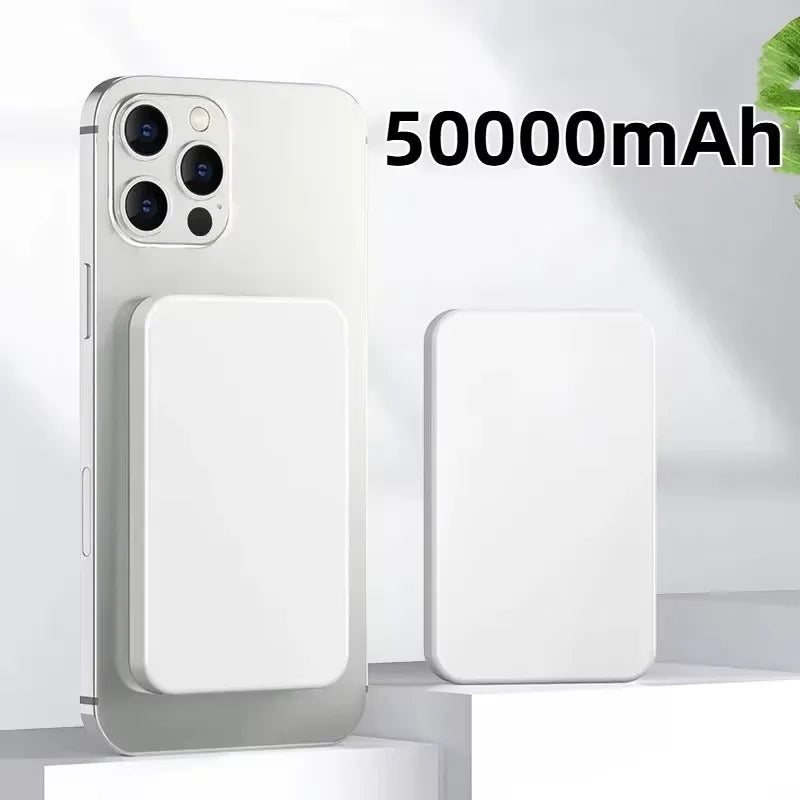 Batterie Externe Sans Fil 10000mAh – Charge Rapide iPhone & Android