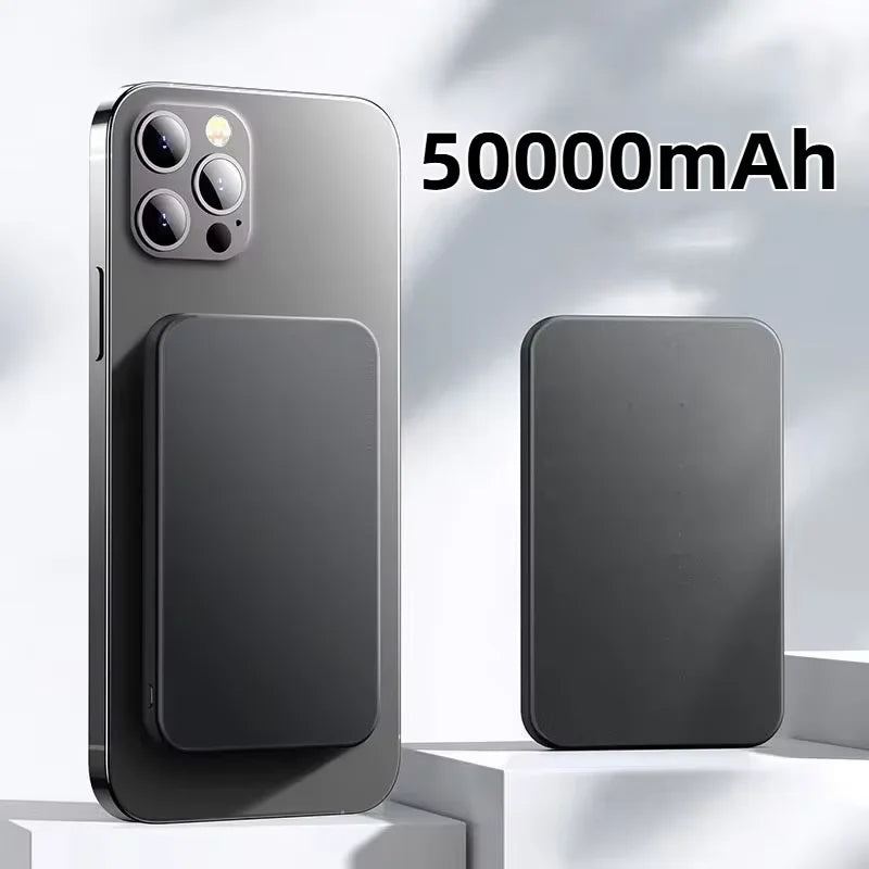 Batterie Externe Sans Fil 10000mAh – Charge Rapide iPhone & Android