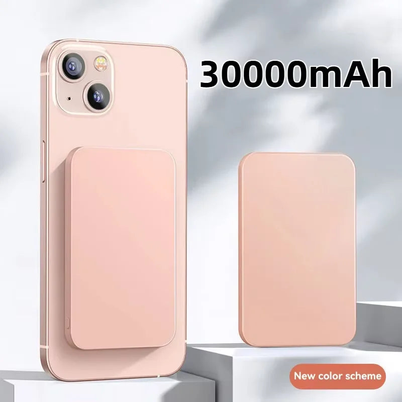 Batterie Externe Sans Fil 10000mAh – Charge Rapide iPhone & Android