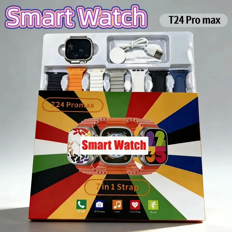 Smart Watch 7 en 1 Bluetooth avec Bracelet Magnétique