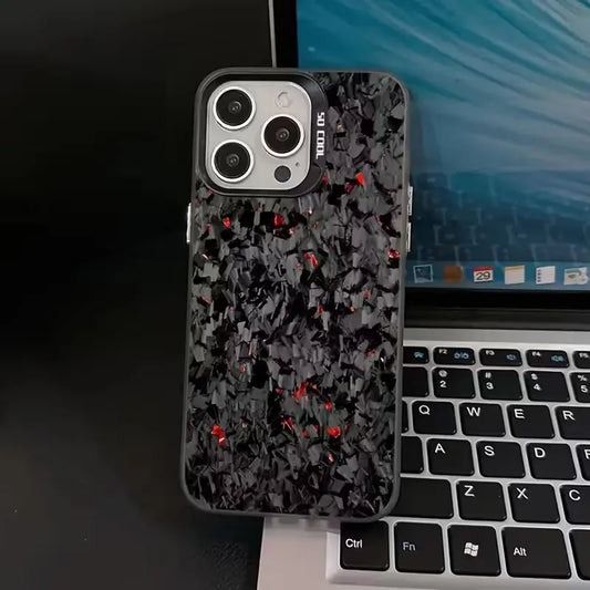 Coque en Carbone Artistique pour iPhone