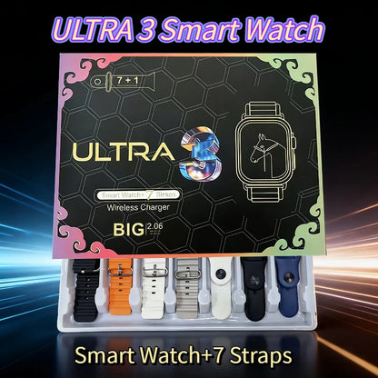 Smart Watch 7 en 1 Bluetooth avec Bracelet Magnétique