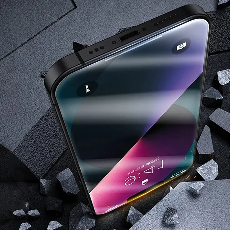 Pack 4 Verres Trempés Privacy iPhone – Anti-Espion, Anti-Rayures & Anti-Chocs