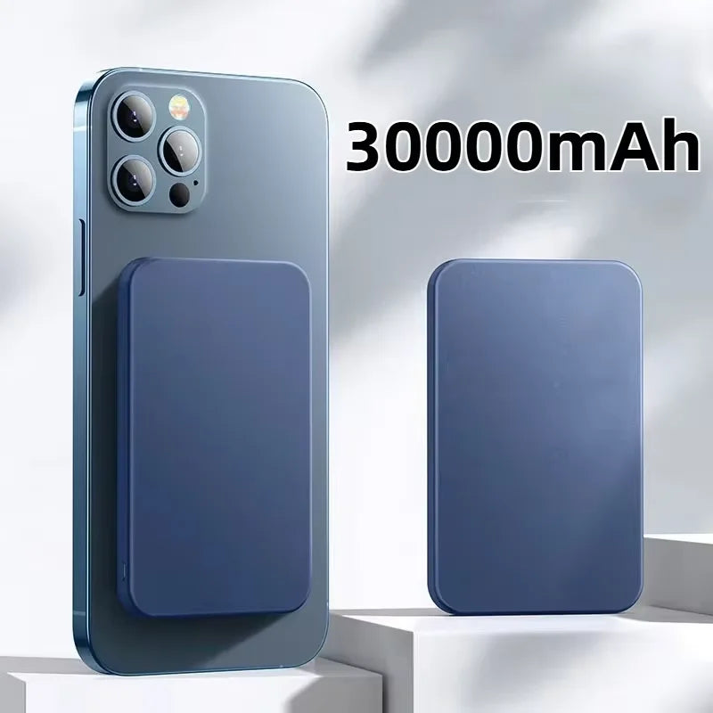 Batterie Externe Sans Fil 10000mAh – Charge Rapide iPhone & Android