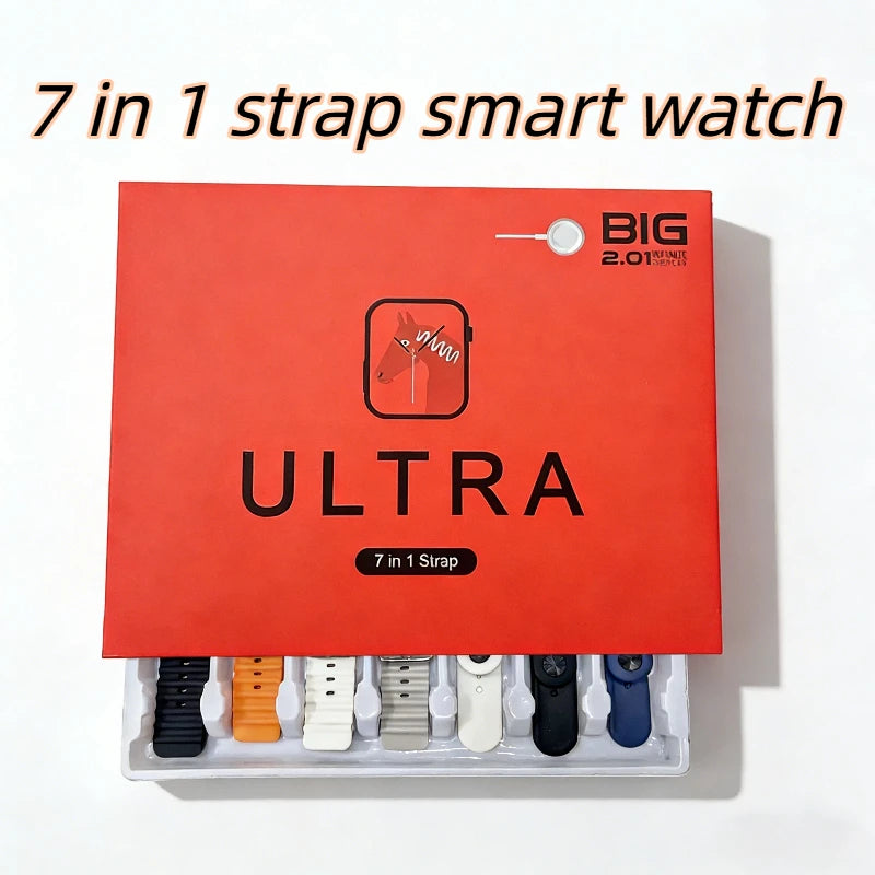 Smart Watch 7 en 1 Bluetooth avec Bracelet Magnétique