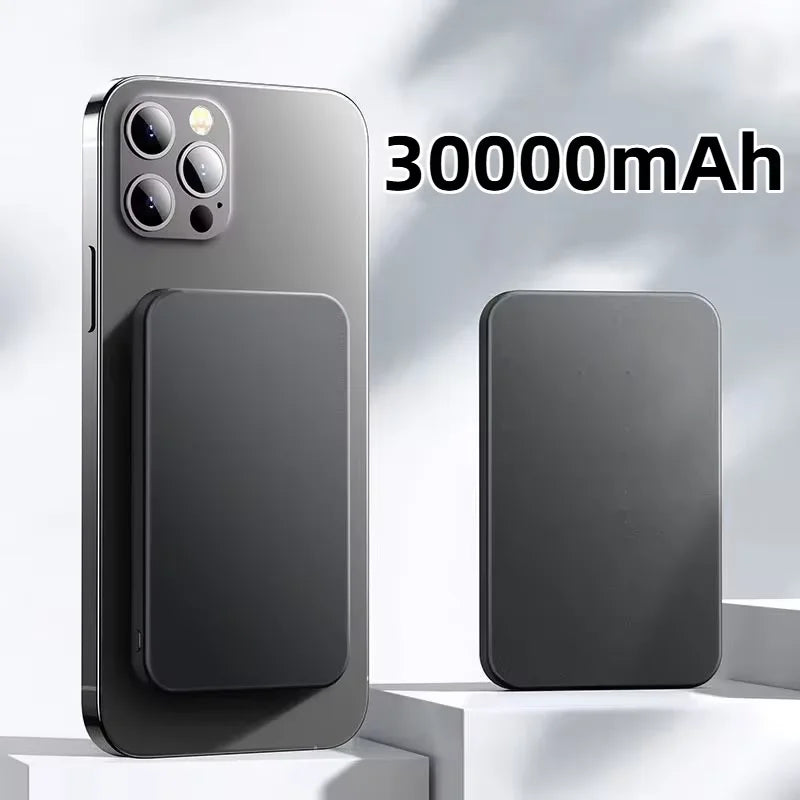 Batterie Externe Sans Fil 10000mAh – Charge Rapide iPhone & Android