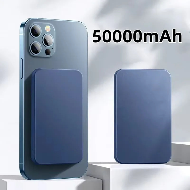 Batterie Externe Sans Fil 10000mAh – Charge Rapide iPhone & Android