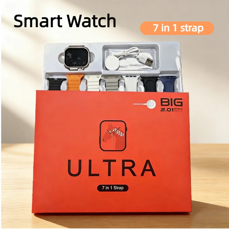 Smart Watch 7 en 1 Bluetooth avec Bracelet Magnétique