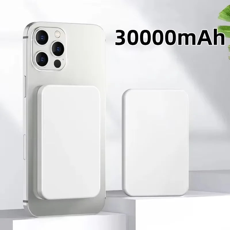Batterie Externe Sans Fil 10000mAh – Charge Rapide iPhone & Android